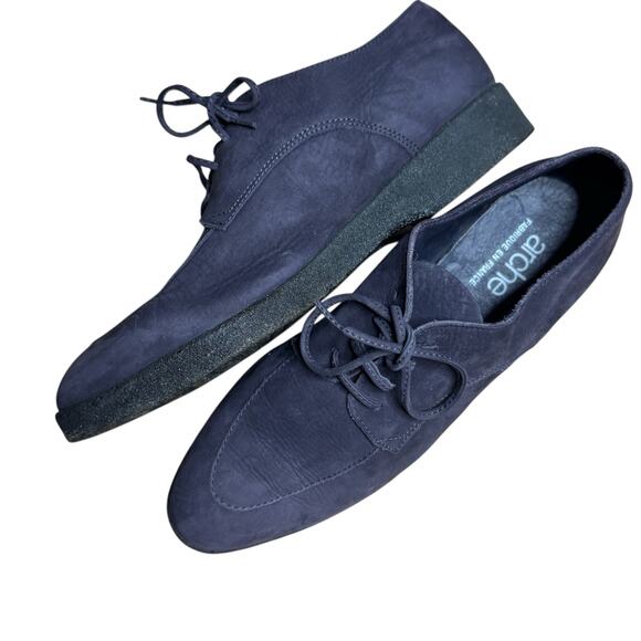 Arche Women's Eggplant Purple Nubuck Johiro Lace Up Derbies *Unique* - Size 40 - Picture 2 of 10